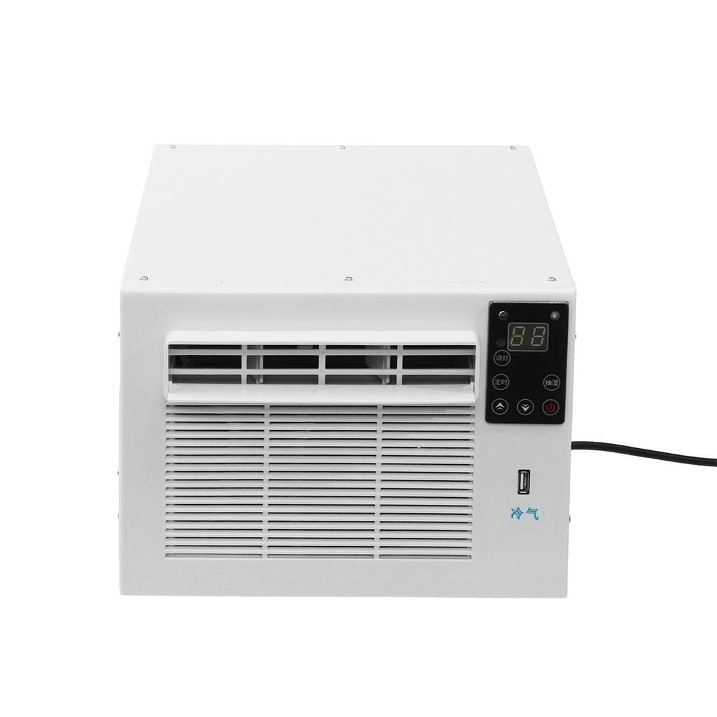1100W 24-hour Timer Air Conditioner Cold/Heat Remote Control  LED Control Panel Desktop for Home Air Conditioner