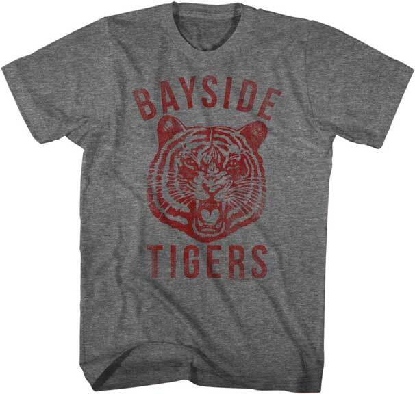 Saved By The Bell TV Show Bayside Tigers Big Tiger School Mascot Men T Shirt S