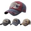 Frühling Herbst Unisex Baseballkappe, Retro Gewaschen Abgenutzt Haifisch Stickerei Weiche Krone Verstellbare Mütze