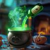 Flame Witch Halloween Bucket - Indoor Décor & Gifts