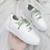 White Shoes for Women Mixed Batch  Autumn New Rubber Soft Bottom Soft Leather Lightweight Basic Style Casual Sneaker Women