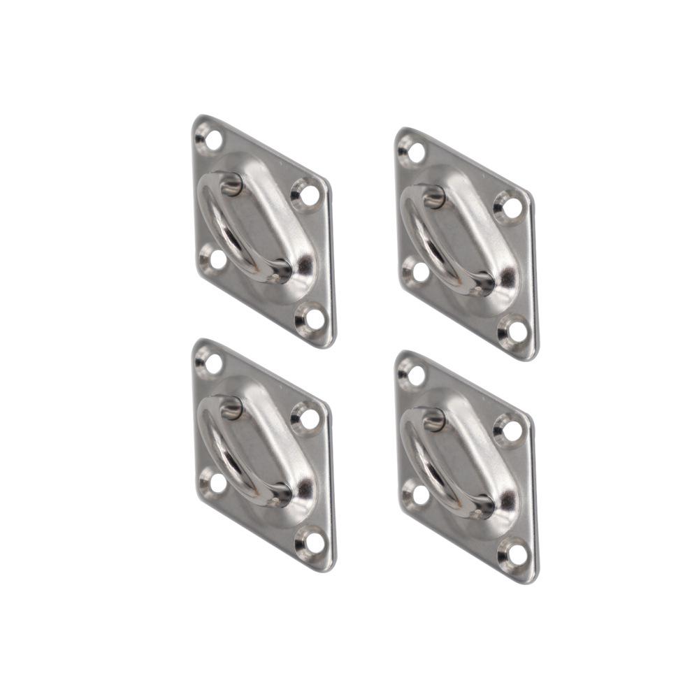 Triangular Shade Sail Accessories Set with Spring Hook, Diamond Buckle, and Turnbuckle