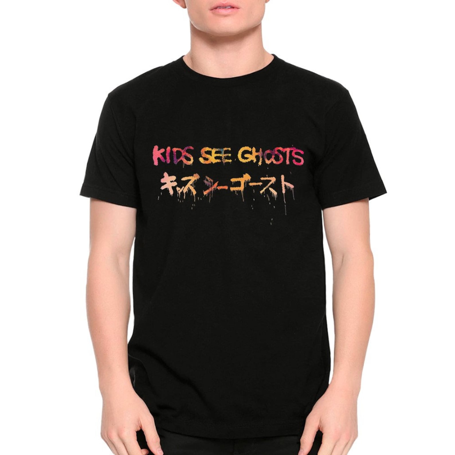Kid Cudi Kids See Ghosts T-Shirt, Men s and Women s Sizes (drsh-357) 2XL