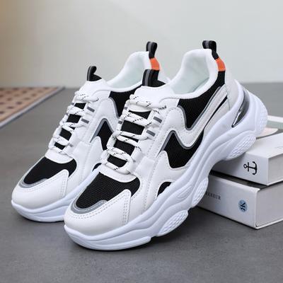 Spor Ayakkabı Moda Günlük Kadın Ayakkabıları Yumuşak Taban Rahat Koşu Ayakkabıları File Nefes Alabilen Baba Ayakkabıları