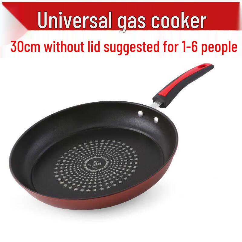 ZISIZ Flat-Bottom Frying Pan
