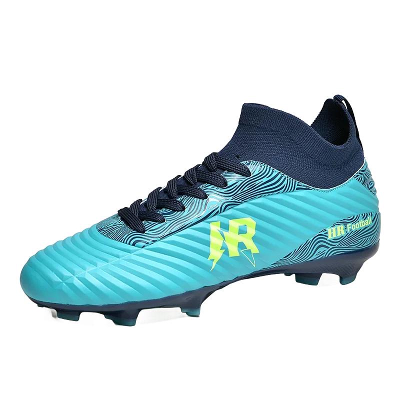 

Pro Mens Soccer Boots Non-Slip Soccer Cleats FG/TF Training Society Field Boot Studded Fast Football Footwear For Man 35