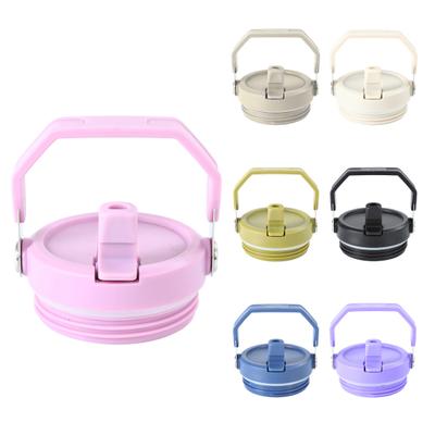 Cup Lid 20oz 30oz Good Seal Leak-Proof Food Grade with Straw Hole And Handle No Odor Thick Tumbler Replacement Lid Cup Cover Cap