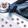 UK Car Emblem Sticker - England British Flag Metal Emblem Sticker, Union Jack UK