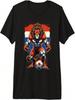 Maglietta Premium Tri-Blend da Fan di Calcio Olandese con Design Artistico Animale Leone Vintage