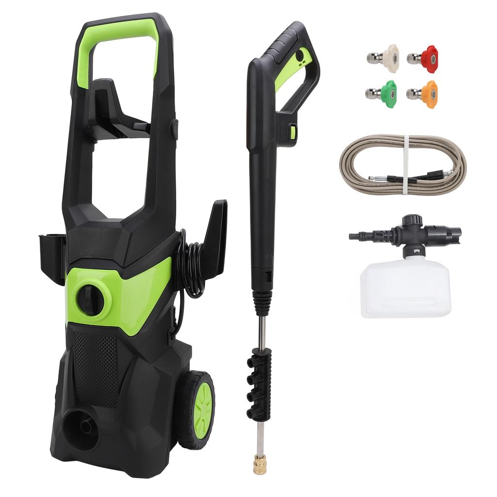 Electric Pressure Washer 4000PSI 2.5GPM High Pressure Washer with 4 Nozzles 32.8ft Hose for Terrace Deck Fence Car RV Boat