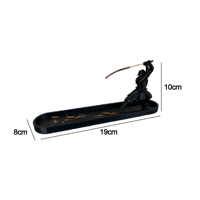 Quiet Corner Stick Stand Statue with Long Tray for Shelf Desk Display Piece, 7.5 X 3.1 X 3.9 In Figure Form for Reading Corner Styling