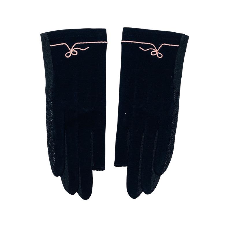 Thin UV Protection Touchscreen Gloves for Women - Breathable, Non-slip, Elastic, Perfect for Spring & Autumn Driving