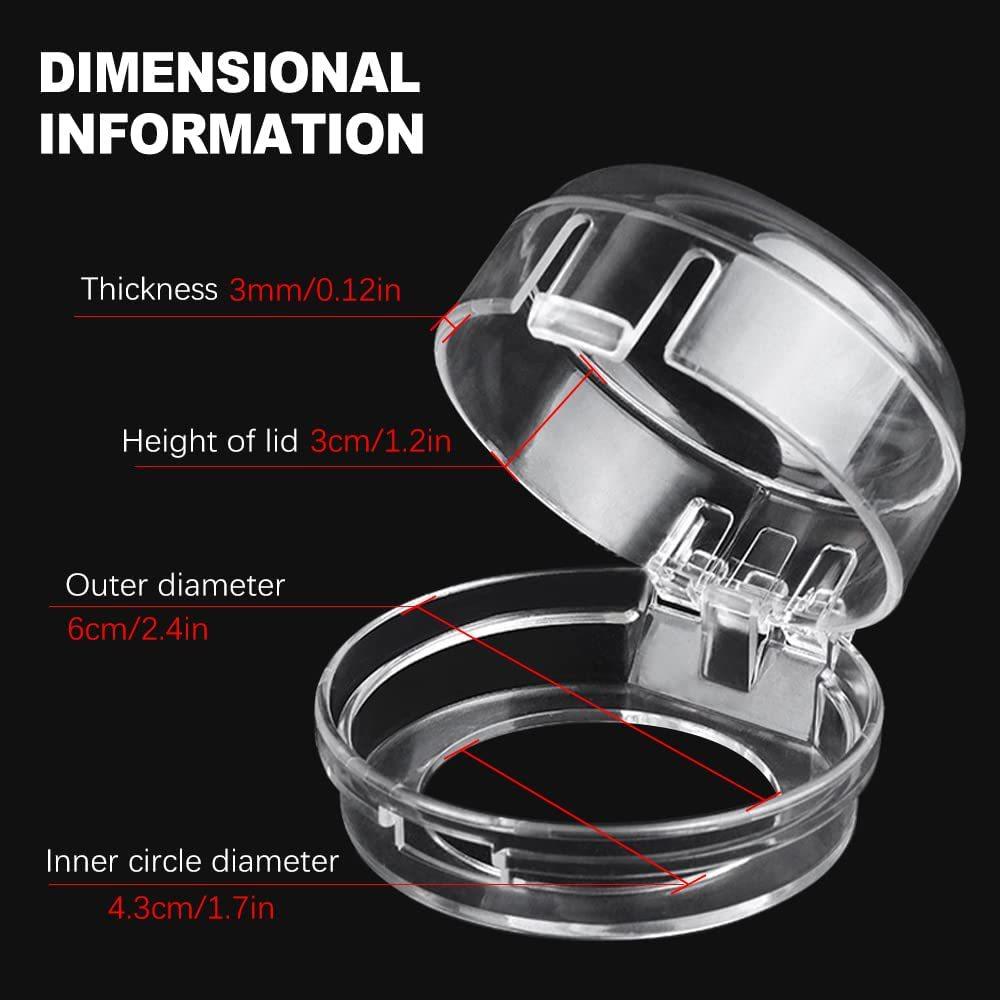 WT01 Stove Switch Safety Cover Press-type Easy Install Stove Switch Cover For Household