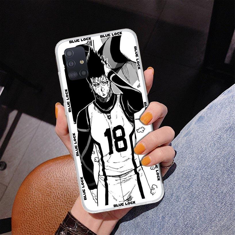 Anime Blue Lock Phone Case For Samsung Galaxy A52 A32 A22 A12 A51 A31 A50S A30S A20S A10S Note 20 Ultra 10 Plus S10 A72 A71 Gala