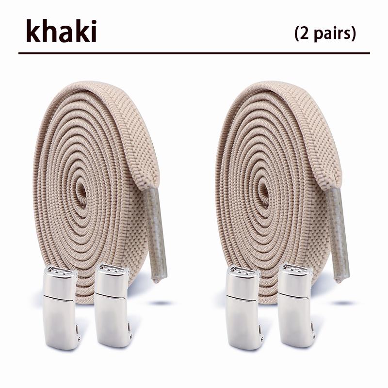 Magnetic Shoe Laces Without Ties Flat Elastic Laces Sneakers Boots No Tie Shoelace Rubber Bands for Shoes Accessories 2Pair