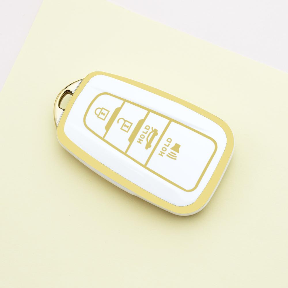 Soft TPU Auto Shell Cover Keyless for Toyota RAV4 Prado Prius Camry Corolla C-HR CHR Car Key Case Protector Accessories