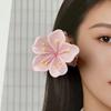Elegant Floral Claw Hair Clip for Women - Sophisticated Bangs & Side Hair Accessory