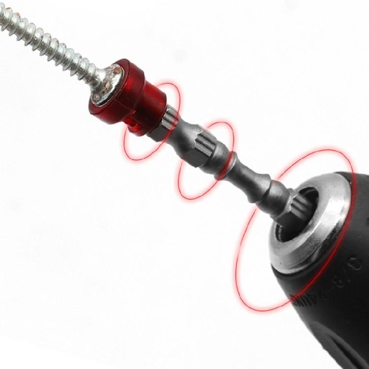 Shock Absorbing Magnetic Screwdriver Heads Double/Single End Steel Improved Durability Suitable For Building Repair Work