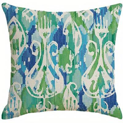 Heimdeko Lebendige Geometrische & Gestreifte Aquarell Kissenbezüge Muster Kissenbezug Geeignet für Sofa Schlafzimmer Auto Kissenbezug