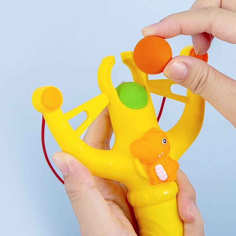 1pcs Dinosaur Barrage Sports Soft Bullet Launcher Children's Parent Child Toy Safe Shooting EVA Soft Barrage
