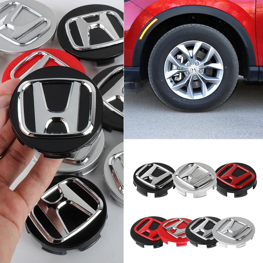 56/58/60/59mm for Honda Type R Type S VTEC DOHC Modulo Vezel Legend Si RR Insight Car Wheel Center Hub Caps Auto Accessories