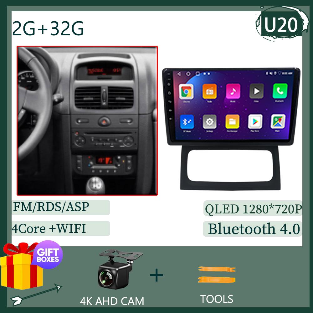 Car Radio For Renault Clio 2 BB CB 2001 - 2012 Stereo Multimedia Video Player Wireless Carplay GPS Navigation Android Auto