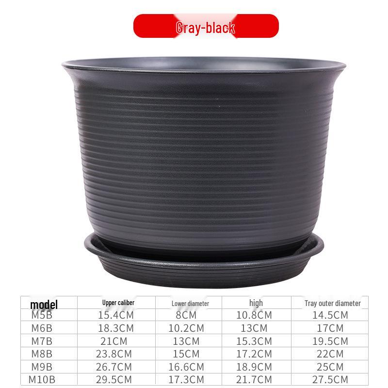 Verdickter Harz-Kunststoff-Blumentopf für den Innen-/Außenbereich - Ideal für Efeutute, Rosen, Sukkulenten