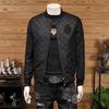 European Men's Embroidered Badge Baseball Collar Jacket – Autumn Casual Fashion