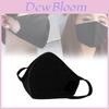Breathable Black Cotton Face Mask Comfortable Washable Windproof And Warm For All Seasons