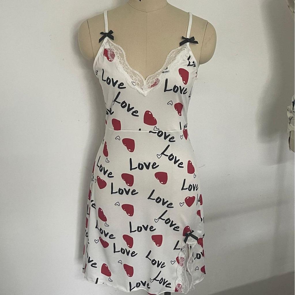 Plus Size Heart Babydoll Dress - Sexy Lingerie