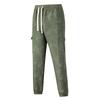 Men's Casual Loose Fit Outdoor Multi Pocket Cargo Pants Elastic Waistband Drawstring Adjustable Leg Opening Durable Fabric