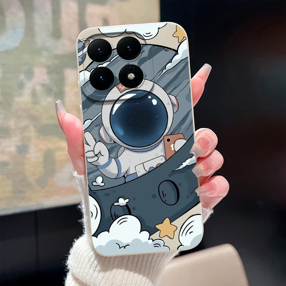 Phone Case For Xiaomi 15T Pro 5G Cute Dinosaur Pattern Shockproof Soft Silicone Protective Bumper Cover For Xiaomi15T Pro Fundas