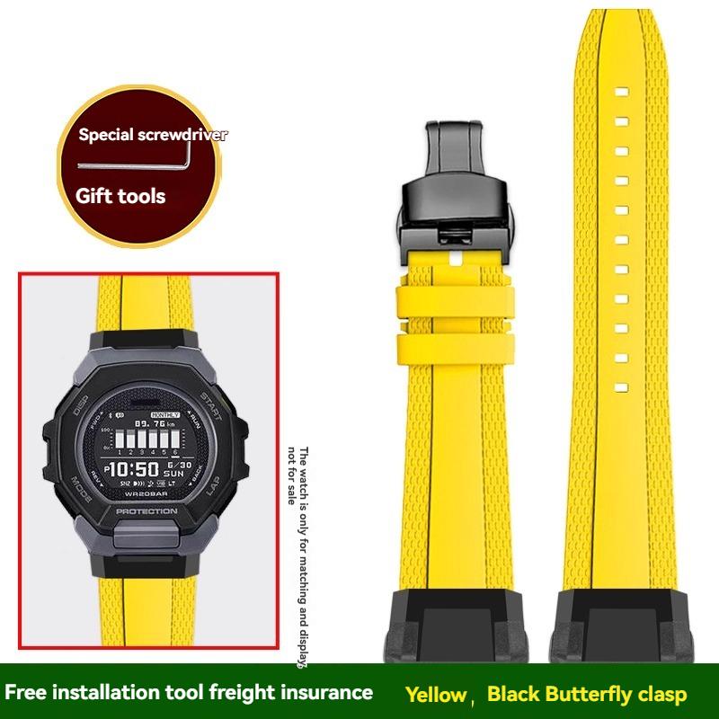

для спортивного годинника G-SHOCK Casio серії 3568 GBD-300 модифіковані модні флуорогумові спортивні водонепроникні аксесуари для ремінця годинника для мене GBD-300mm