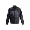 Under Armour Colorblock Logo Stand Collar Long Sleeve Jacket Men Jackets Black 1377304-001