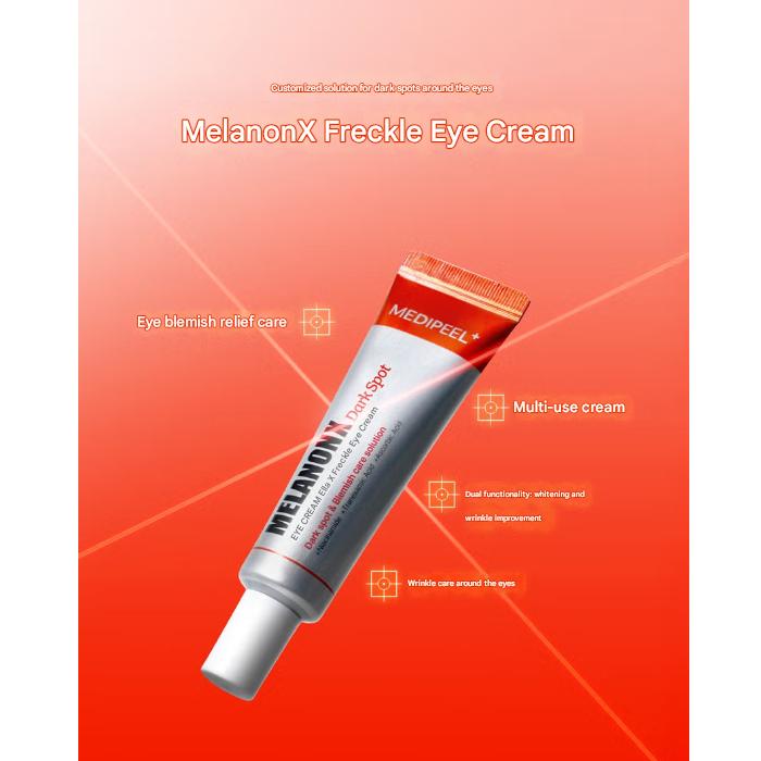 MEDI-PEEL Melanon X Blemish Cream Maska w plastrach 1 para (2 arkusze · 3,5 g) /  Krem na niedoskonałości pod oczy 20ml (11 Opcje)