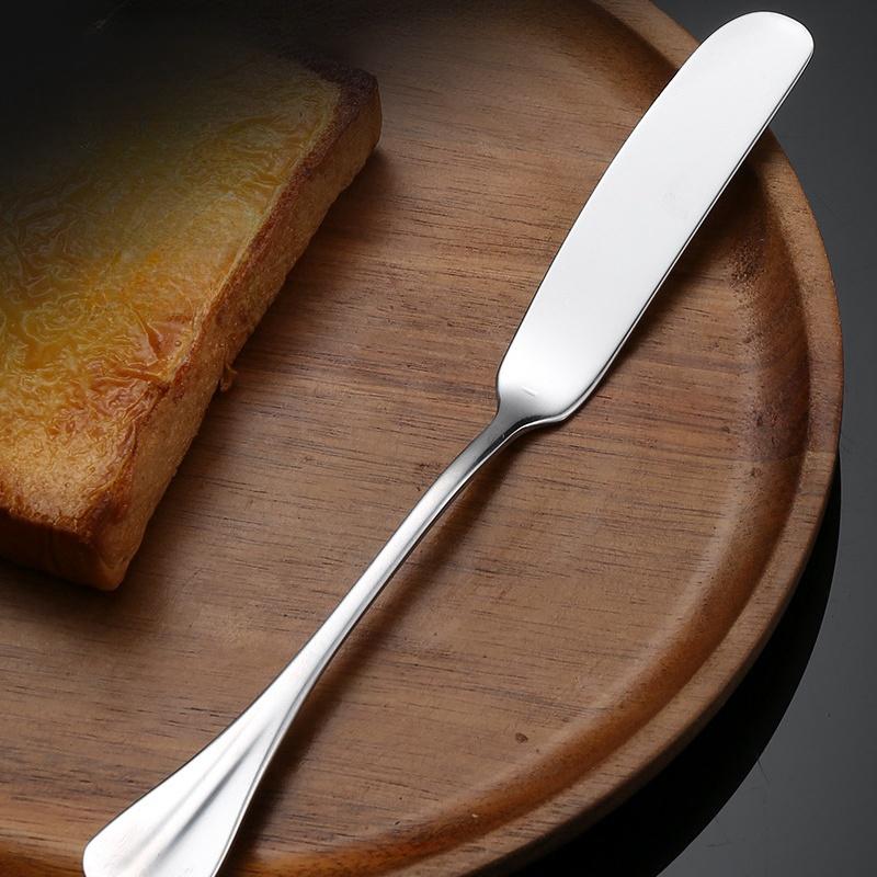 Multifunctional Cheese Butter Knife Dessert Knife Stainless Steel Jam Knife Cutlery Toast Wipe Cream Cheese Cutter Kitchen Tools