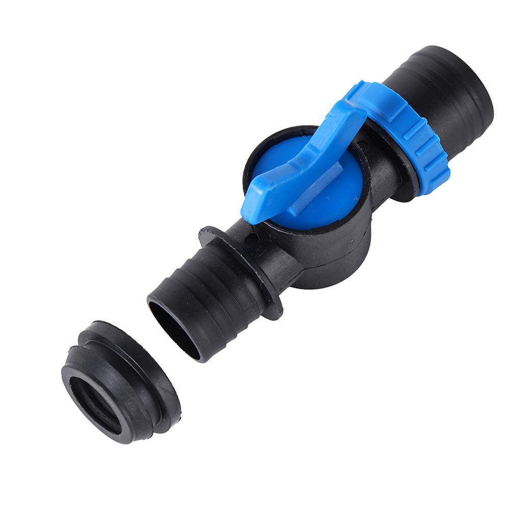 25/28/32mm Drip Irrigation Pipe Valve Connector Barb Switch Valve Drip Pipe Parts Drip Irrigation Or Sprinkler System Barb Conne