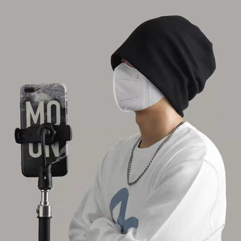 Neckband Unisex Warm Pullover Hat Windproof Ear Protection No-Vent Hat Motorcycle Helmet Style Headwear Mountaineering Scarf