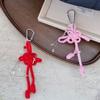 1Pcs Chinese Style Ruyi Pendant Handwoven Nylon Rope Chinese Knot Keychain Bag Hanging Decoration Men'S Car Keyring