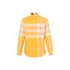 Burberry SS23 Men's Check Button-Up Cotton Long-Sleeve Shirt Marigold 80659741