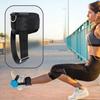 Upgraded Dumbbell Ankle Strap with Buckle Adjustable Elastic Rope for Barbell Training Four Ring Ankle Rope