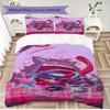 High Quality Gengar Pattern 3Pcs Duvet Cover Set Soft Microfiber Bed Set For Anime Lovers No Sheet No Comforter
