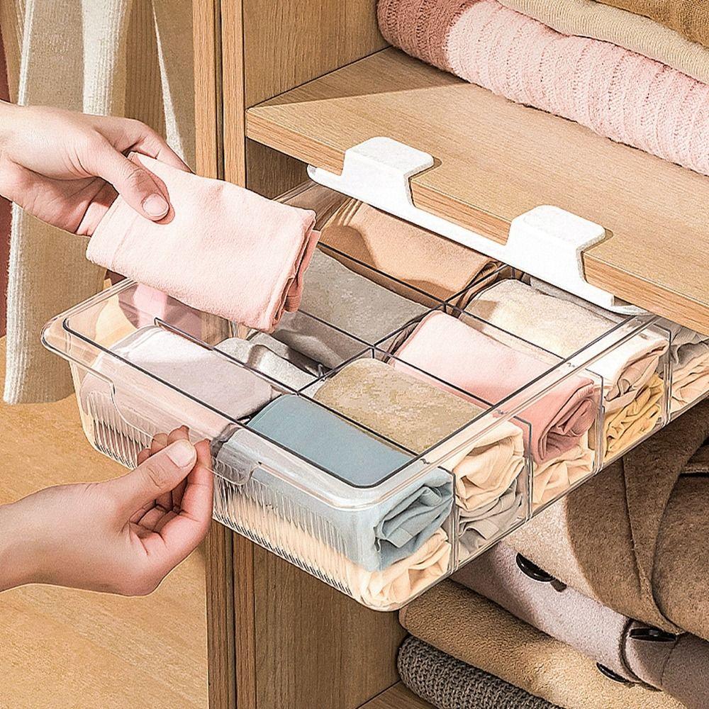 Plastic Underwear Storage Box Drawer Type Drawer Closet Divider Wardrobe Organizer Clothes