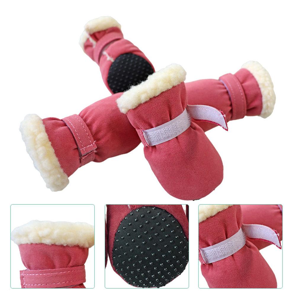 Dog Shoes for Small Dogs Anti-Slip Dogs Boots & Paw Protector for Winter Snowy Day Pet Cat Puppy Dog Shoe for Indoor Hardfloors