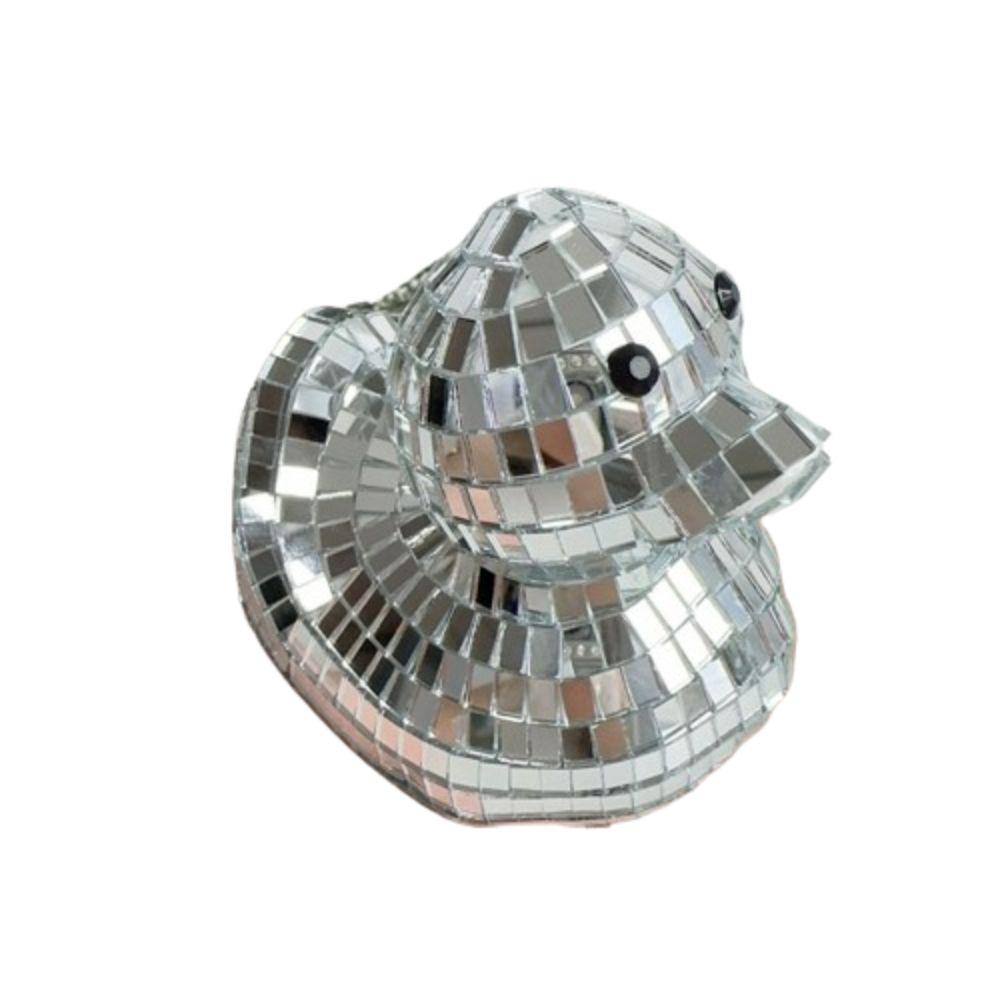 Duck Shape Disco Ball Decor Creative Glass Mirror Mirror Disco Balls  for 70s Party