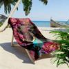 Serviette de plage imprimé éléphant majestueux, grande serviette douce à séchage rapide pour la plage, le camping, la natation