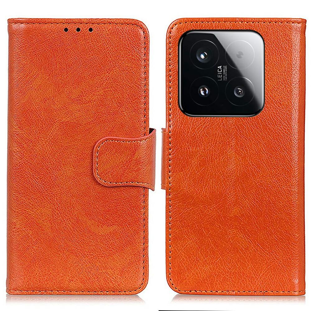 For Xiaomi 15T Case Nappa Texture Split Leather Wallet Phone Cover