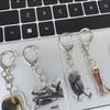 Playful Italian Brainrot Animals Keychains Acrylic Shark Keychain Meme Keyrings Fans Friends Gifts Phone Charms Backpack Pendants