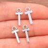 Zinc Alloy Alphabet Charms: 2 Colors, 26 Letter Pendants for Jewelry, Handbag, and Mobile Phone Accessories