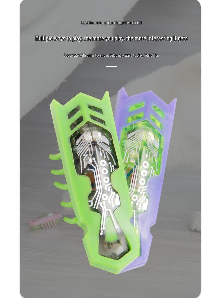 Elektrisches Haustierspielzeug-Set: Hundezahnbürste, Mikro-Insektenhüpfer, Elektronische Maus und Mechanischer Katzen-Teaser